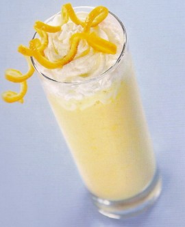 Коктель Мандариновая Фея из мандаринов лимона молока